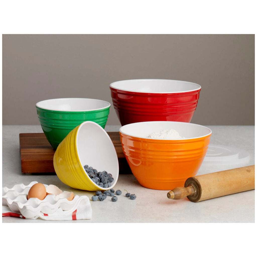 Pandex, Kitchen, Pandex Melamine 4piece Mixing Bowl Set With Lids