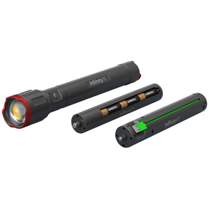 Infinity X1 Dual Power Rechargeable Flashlight 5000 Lumens